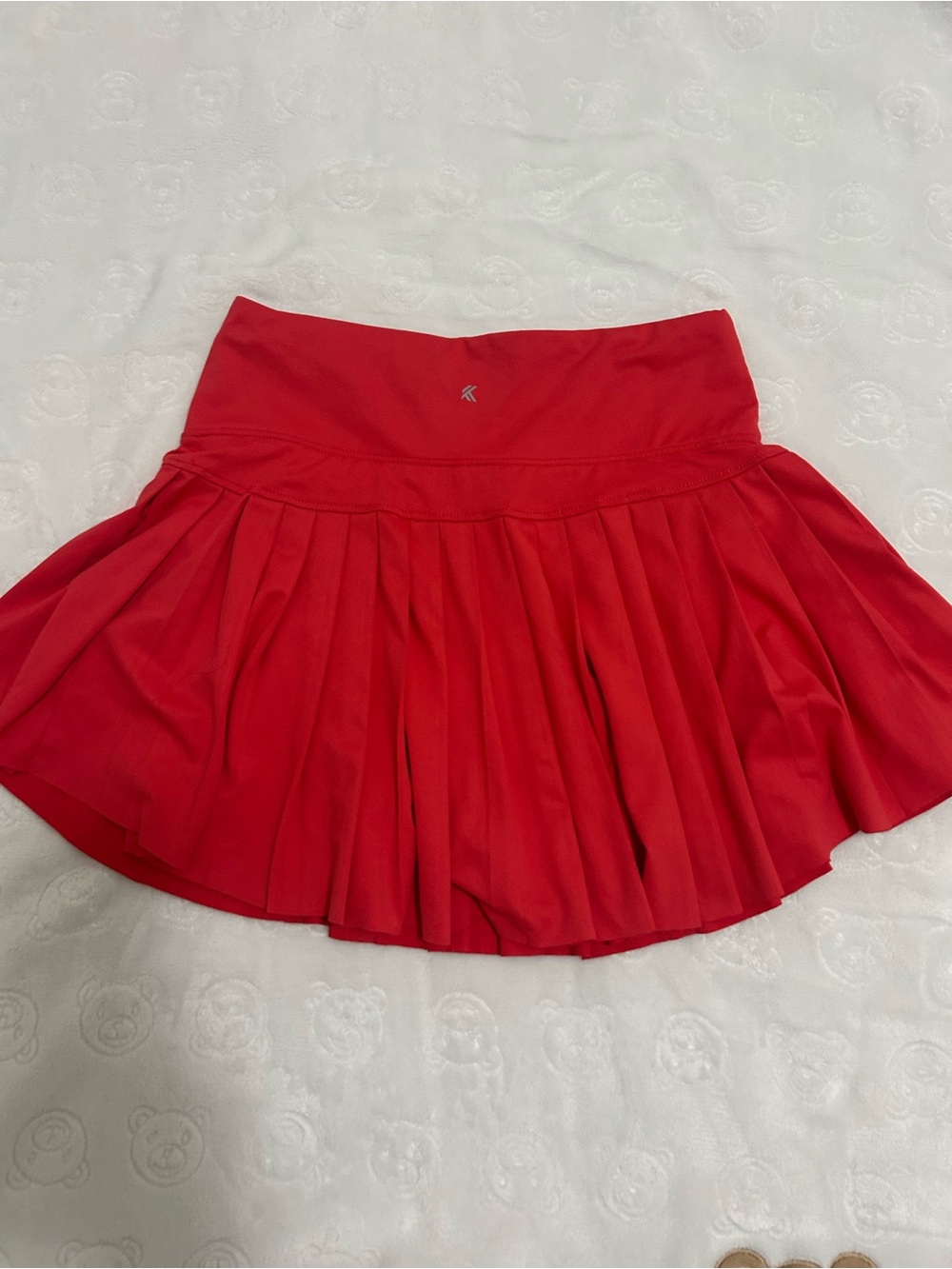 Kyodan Red Pleated Skater Skirt size xs,s used twice